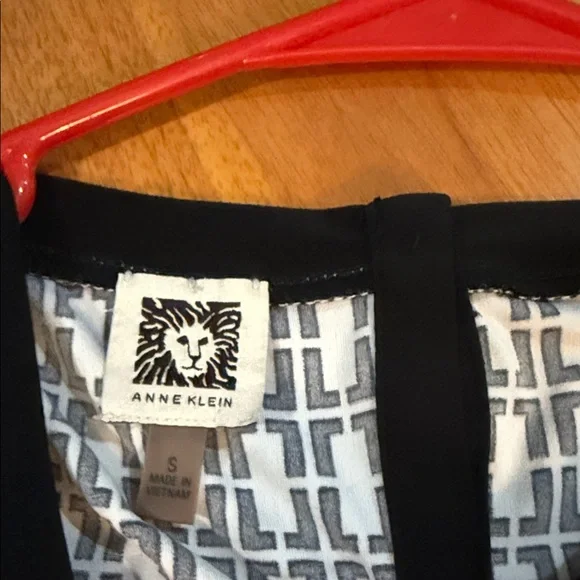 Anne Klein Black and cream Patterned Top - Picture 4 of 6